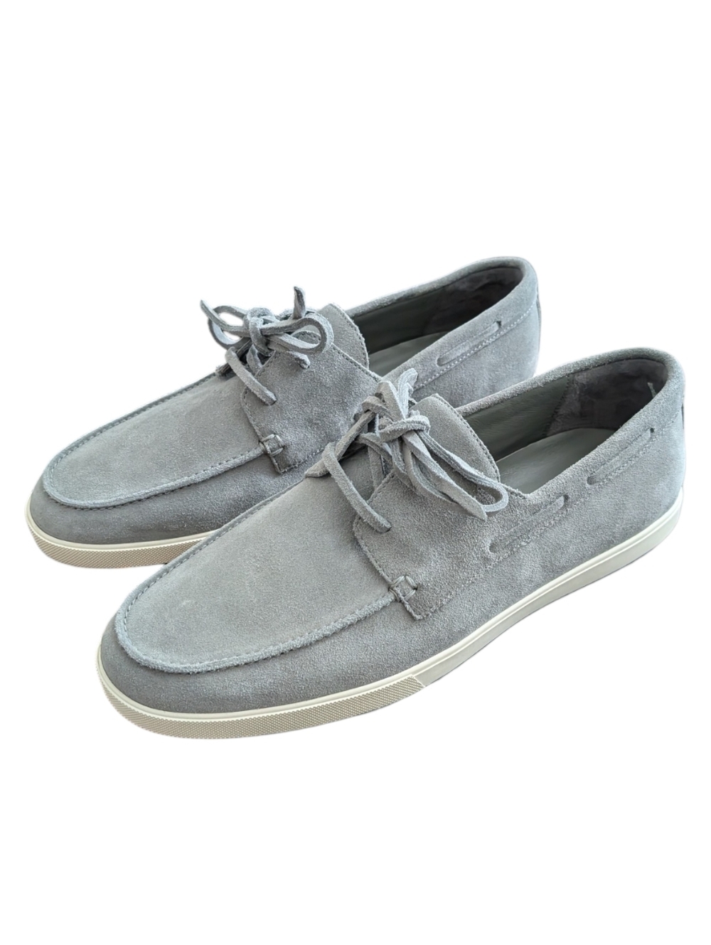 Vince Salerno Men’s Grey Suede Boat Shoes Loafers 12M - Picture 2 of 10